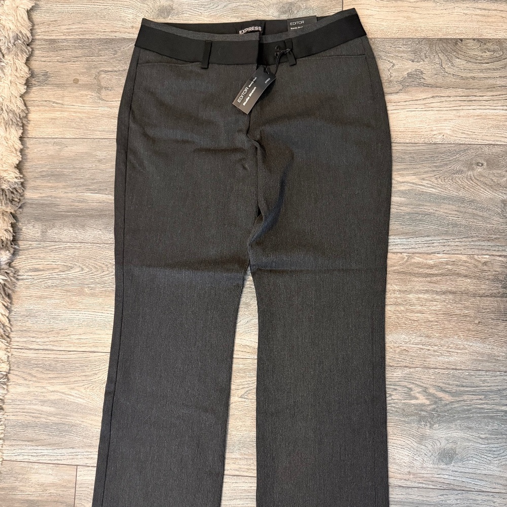 Express Editor Barely Boot Dress Pants NWT - image 2